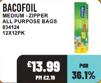 Bestway Bacofoil medium zipper all purpose bags offer