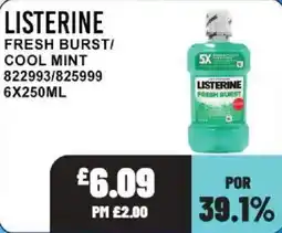 Bestway Listerine fresh burst offer