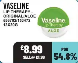 Bestway Vaseline lip therapy original aloe offer