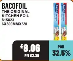 Bestway Bacofoil the original kitchen foil offer