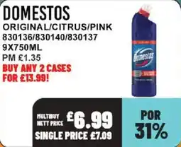 Bestway Domestos original offer