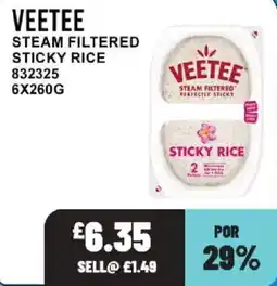 Bestway Veetee steam filtered sticky rice offer