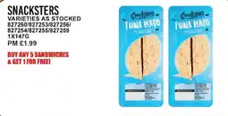 Bestway Snacksters tuna mayo offer