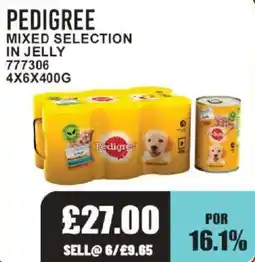 Bestway Pedigree mixed selection in jelly offer