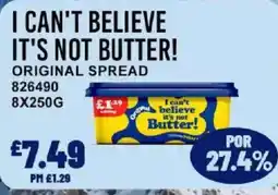 Bestway I can't believe it's not butter! offer