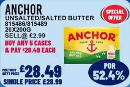 Bestway Anchor unsalted/salted butter offer