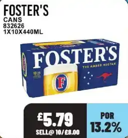 Bestway Foster's cans offer