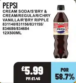 Bestway Pepsi cream soda offer