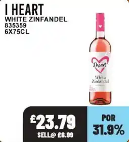 Bestway I Heart White Zinfandel offer