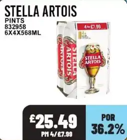 Bestway Stella artois pints offer