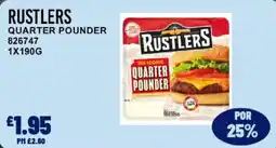Bestway Rustlers quarter pounder offer