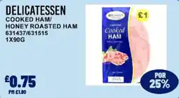 Bestway Delicatessen cooked ham offer