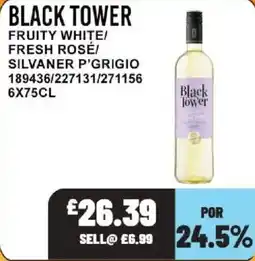 Bestway Black tower fruity white offer