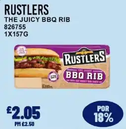 Bestway Rustlers the juicy bbq rib offer
