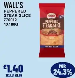 Bestway Wall's peppered steak slice offer