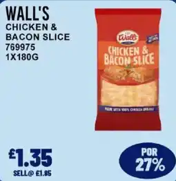 Bestway Wall's chicken & bacon slice offer