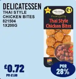 Bestway Delicatessen thai style chicken bites offer