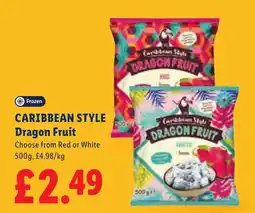 Lidl Caribbean Style Dragon Fruit offer
