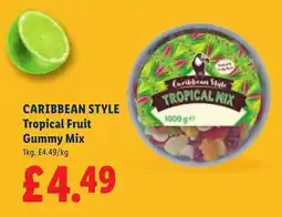 Lidl Caribbean Style Tropical Fruit Gummy Mix offer