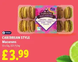 Lidl Caribbean style macarons offer