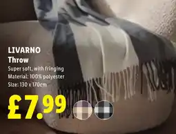 Lidl Livarno throw offer