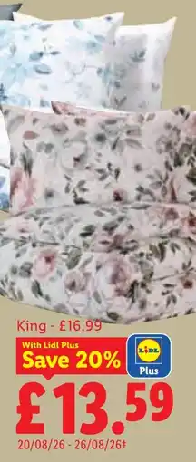 Lidl King Bedding offer