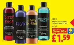 Lidl Deluxe shower gel offer