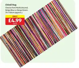 Aldi Chindi Rug offer