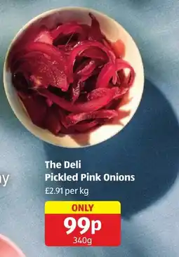 Aldi The Deli Pickled Pink Onions offer