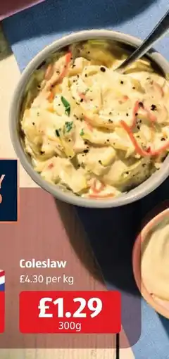 Aldi Coleslaw offer