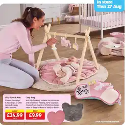 Aldi Play Gym & Mat offer
