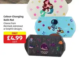 Aldi Colour-Changing Bath Mat offer
