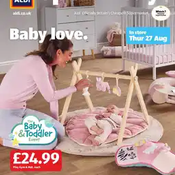Aldi Play Gym & Mat offer