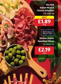 Aldi The Deli Italian Meat & Cheese Selection offer