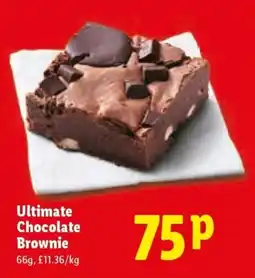 Lidl Ultimate Chocolate Brownie offer