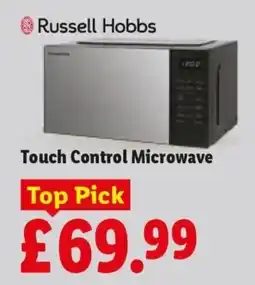 Lidl Russell Hobbs touch control microwave offer