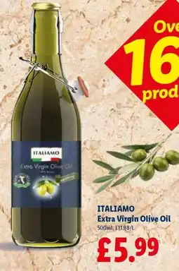 Lidl Italiamo extra virgin olive oil offer