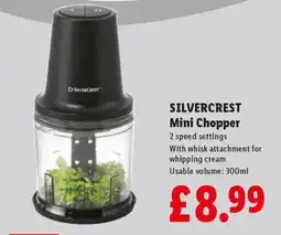 Lidl Silvercrest mini chopper offer