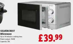Lidl Silvercrest Microwave offer