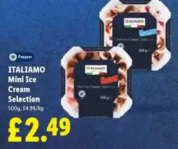 Lidl Italiamo mini ice cream selection offer