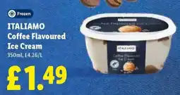 Lidl Italiamo coffee flavoured ice cream offer