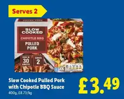 Lidl Slow Cooked Pulled Pork with Chipotle BBQ Sauce offer