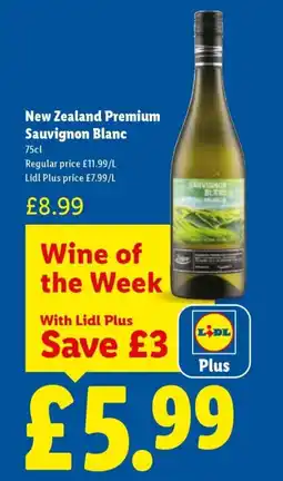 Lidl New Zealand Premium Sauvignon Blanc offer