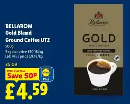 Lidl Bellarom gold blend ground coffee utz offer