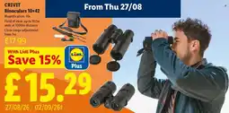 Lidl Crivit binoculars offer