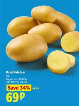 Lidl Baby Potatoes offer