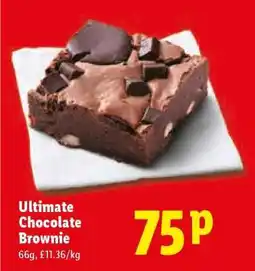 Lidl Ultimate Chocolate Brownie offer