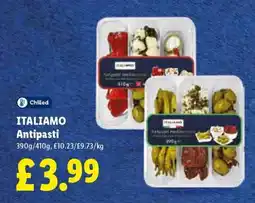 Lidl ITALIAMO Antipasti offer