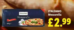 Lidl ITALIAMO Mozzarella offer