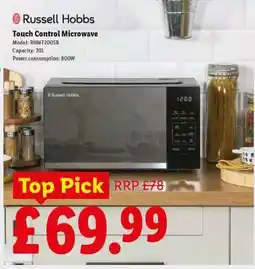 Lidl Russell Hobbs Touch Control Microwave offer
